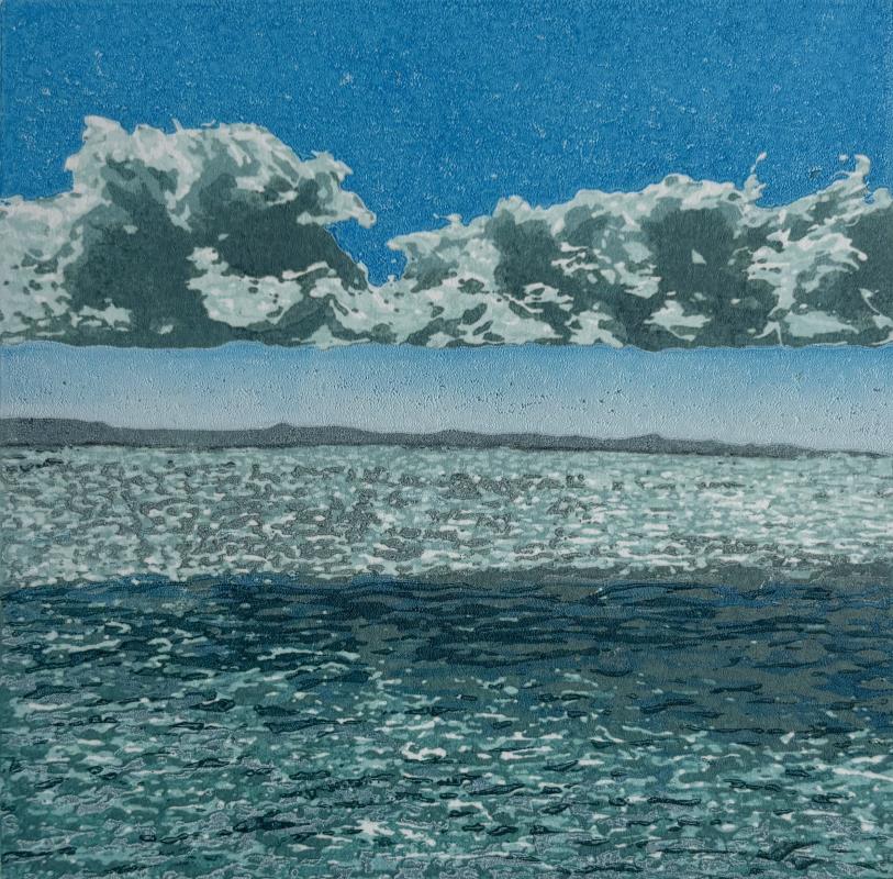 Shadow on the sea